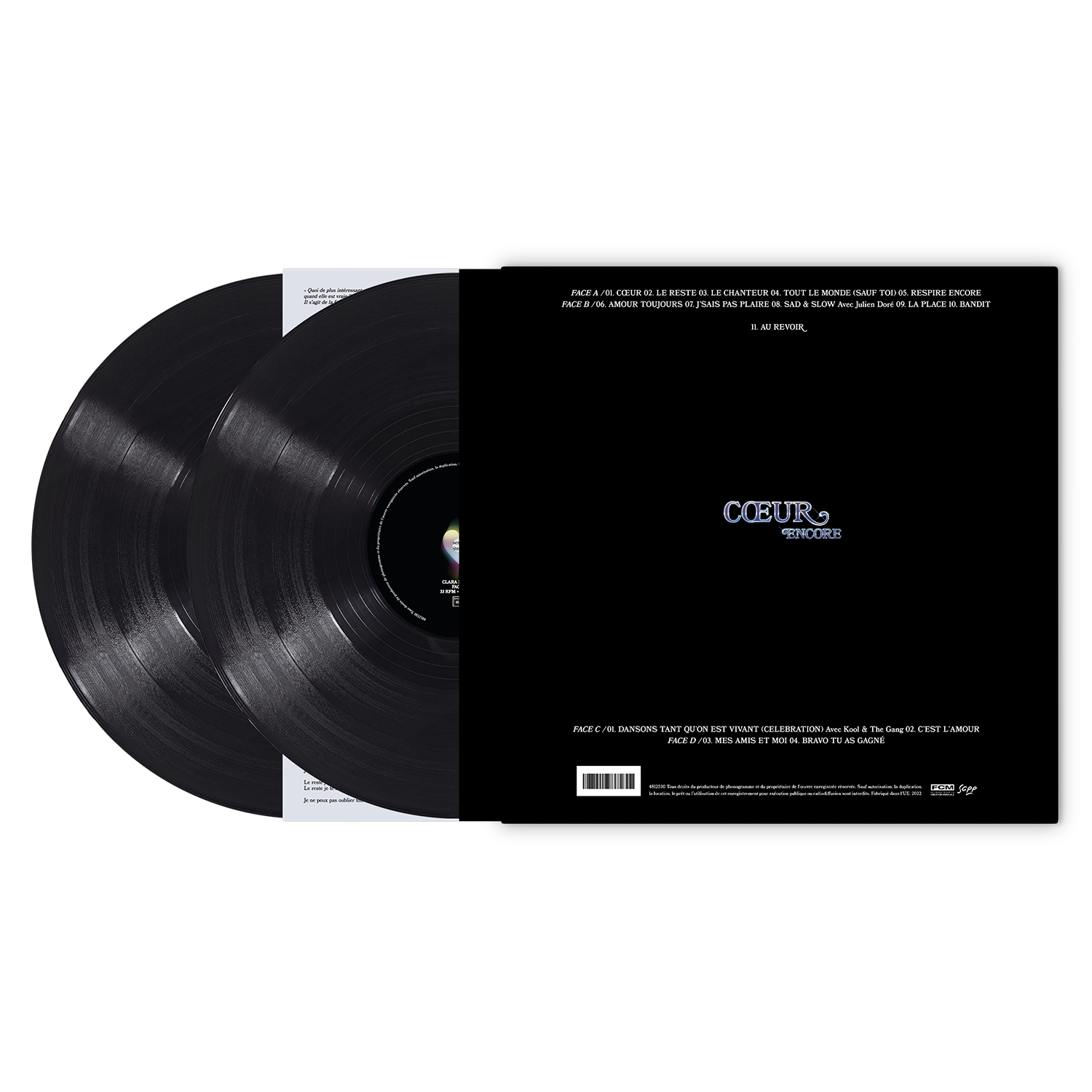 Cœur Encore - Double Vinyle noir