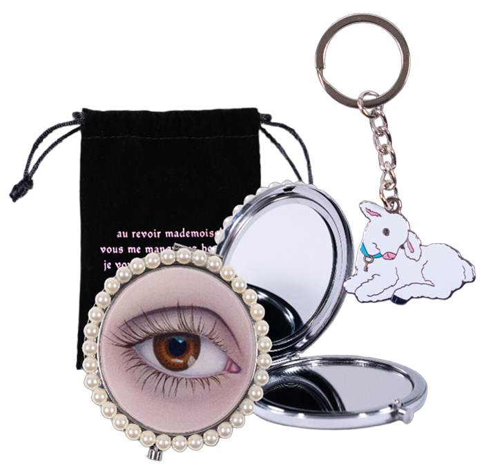 Porte Clé 'Roule' + Miroir Lover's Eye