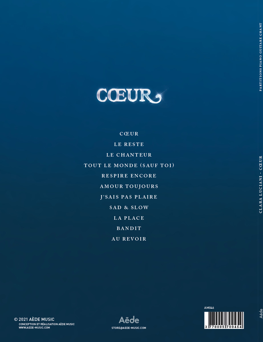 Songbook "Cœur" - Piano, guitare, chant